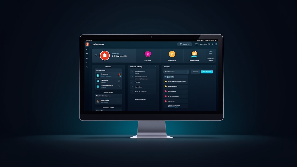 Secure casino account dashboard with profile and safety settings on a dark screen